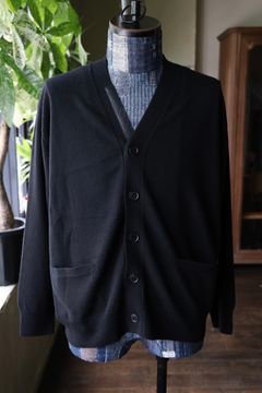 ヨーク 25FW FINE GAUGE CARDIGAN(YK25FW01125S)BLACK☆9月6日(土)発売！