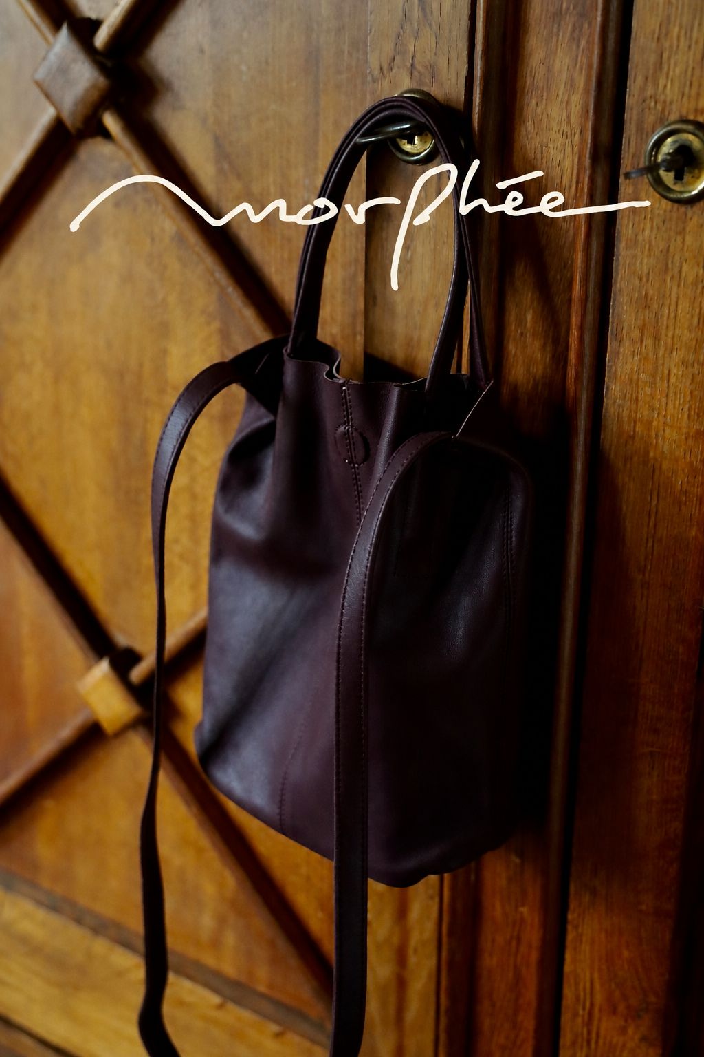 Morphee / モルフェ 2WAY SMALL TOTE(SL-BRG)BURGUNDY☆新作発売！