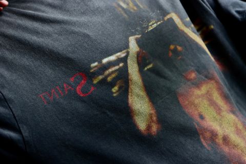 セントマイケル 23SS WE LIVE HELL SS TEEスタイル
