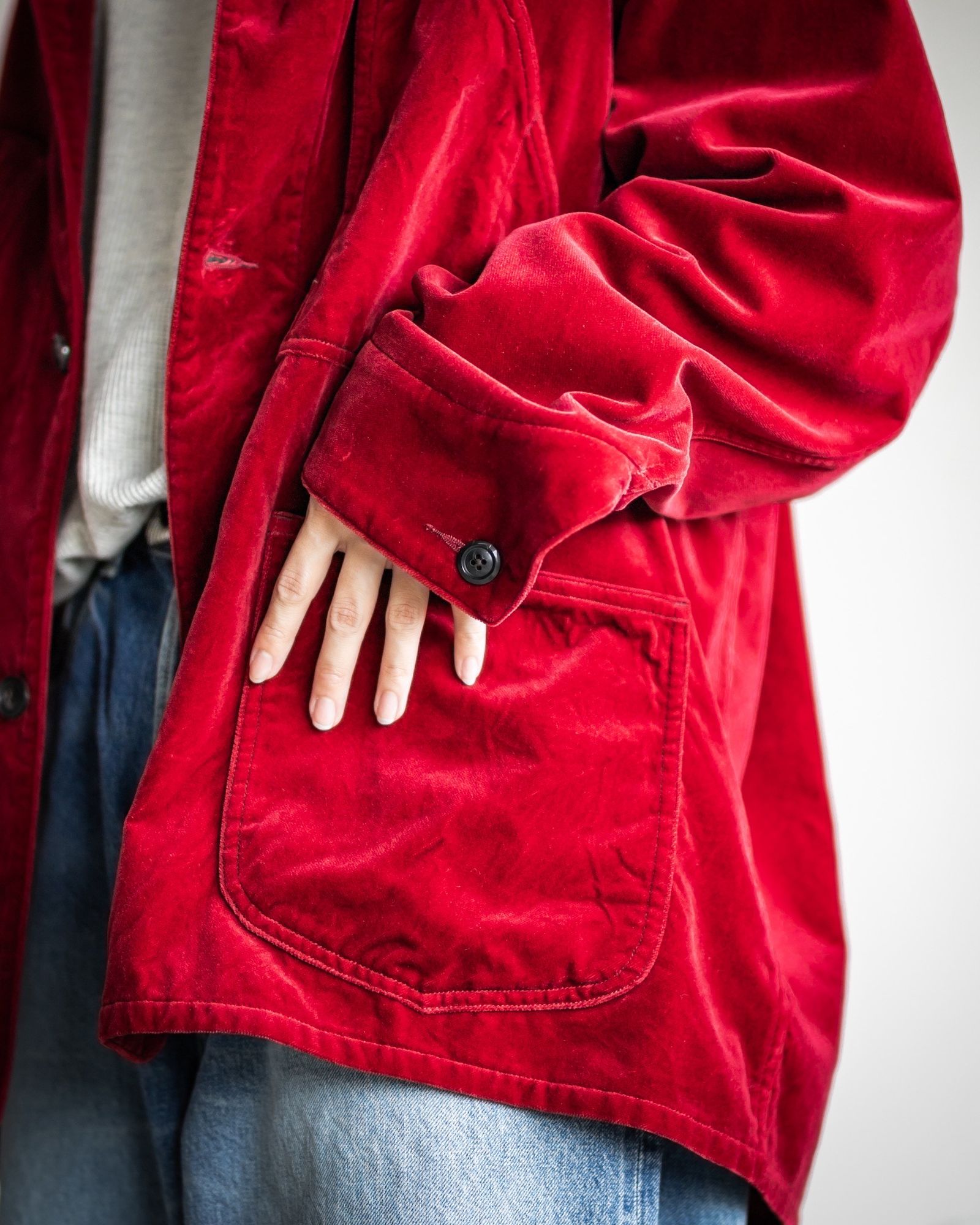 blurhms  Velvet Work Jacket STYLE.2025.09.17