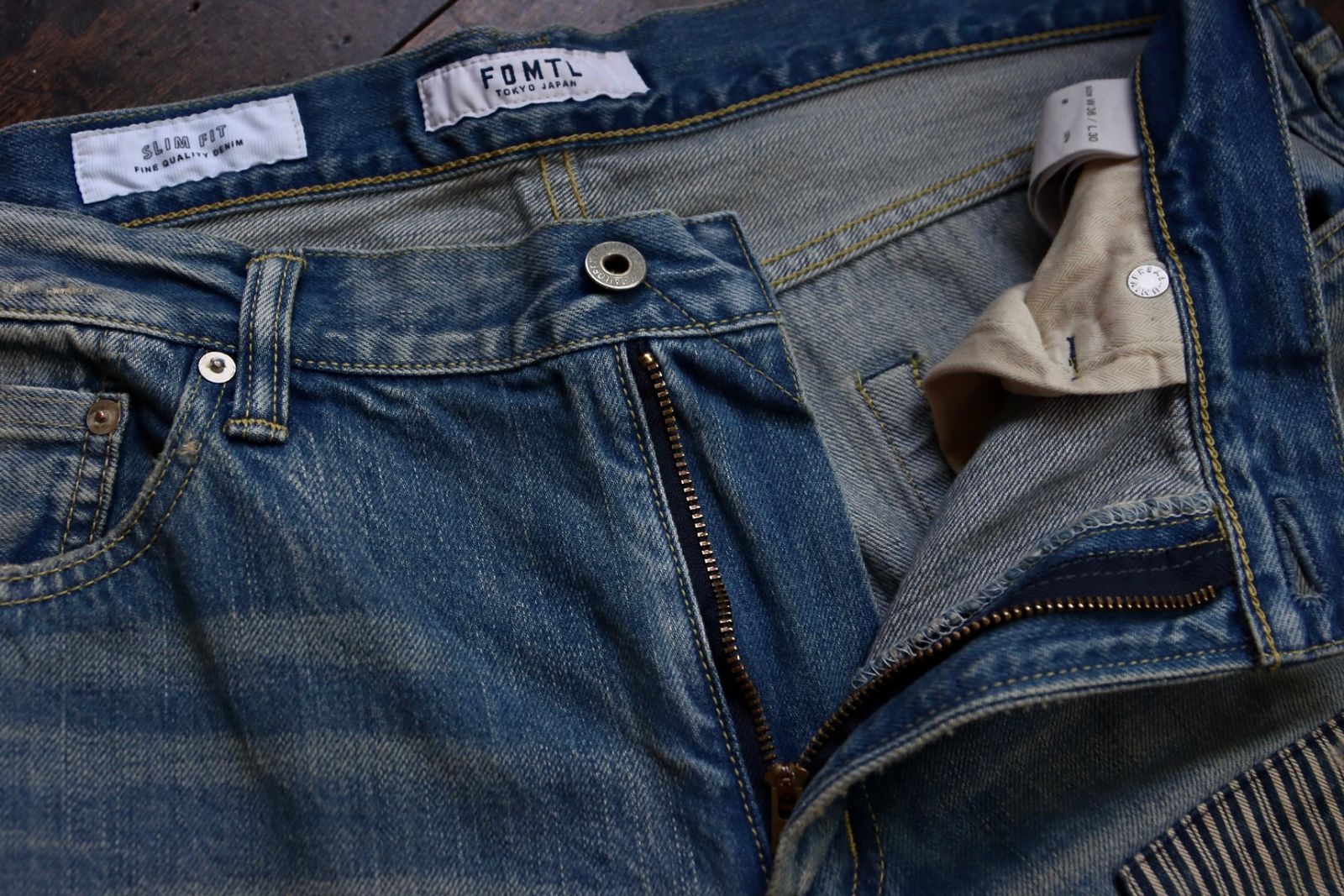 ファンダメンタルデニムSLIM FIT DENIM CS109(FA24MT109)INDIGO