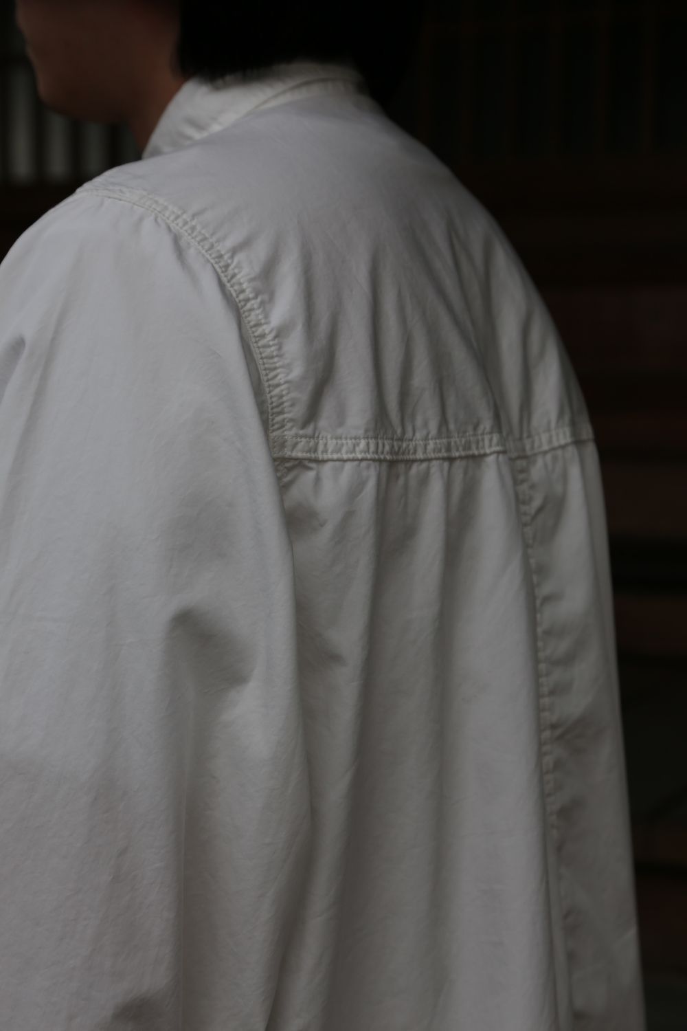 Garment Dyed Poplin Umbrella Yoke Shirt(GM211-50032) style.2021.2.20.