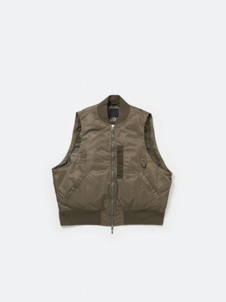 DAIWA PIER39(ダイワピア39) 25FW TECH 2WAY MA-1 DOWN JACKET (BW-40025W)BROWNKAHKI☆10月25日(土)発売！
