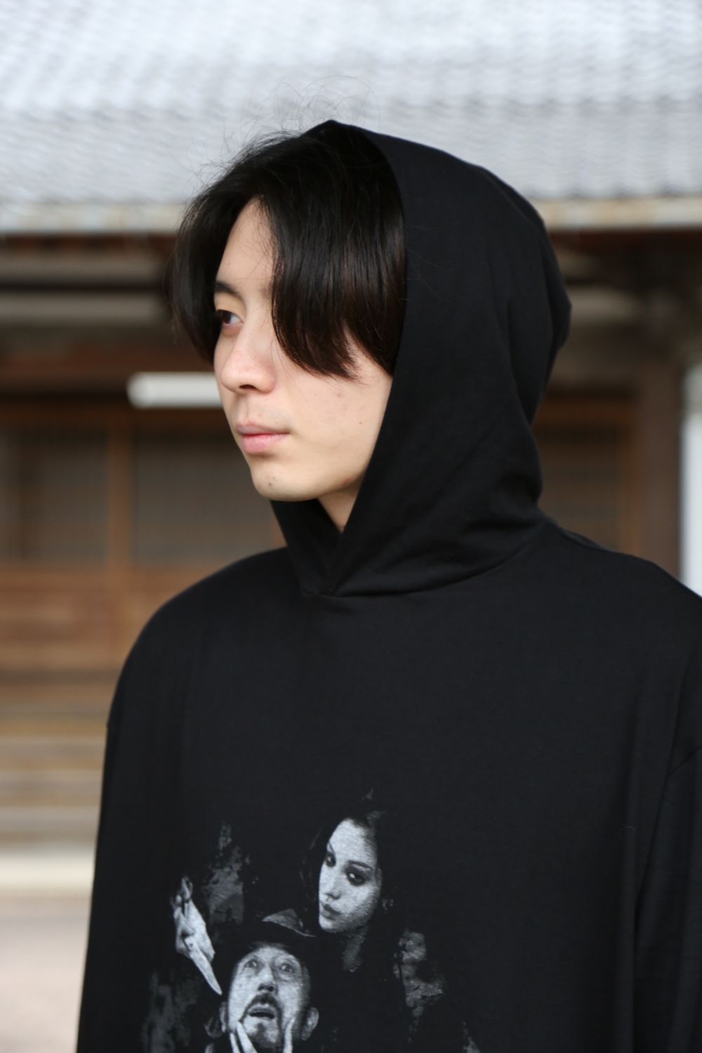 ゆったり柔らか 21SS yohji yamamoto POUR HOMME フード カットソー