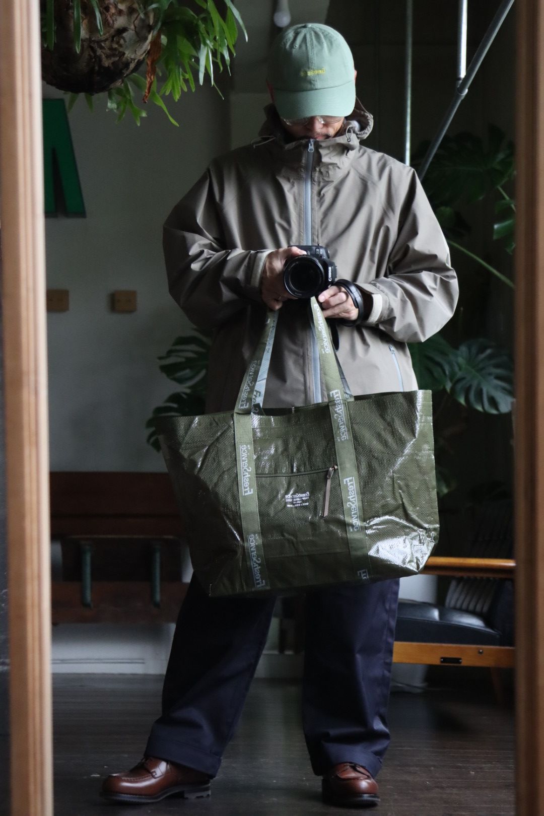 FreshService - フレッシュサービストート TARP LARGE TOTE(FSP241-90088B)KHAKI☆10月13日(日)再入荷しました！  | mark