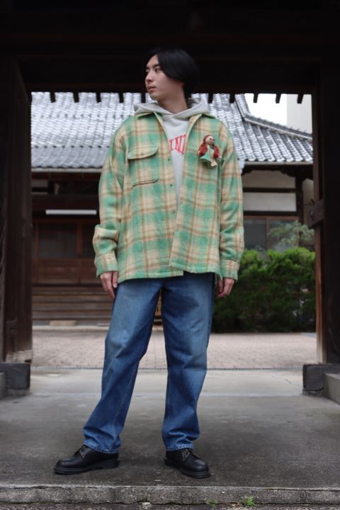 doublet CHECK SHIRT WITH MY DOLL(21AW17SH99) style.2021.10.17.