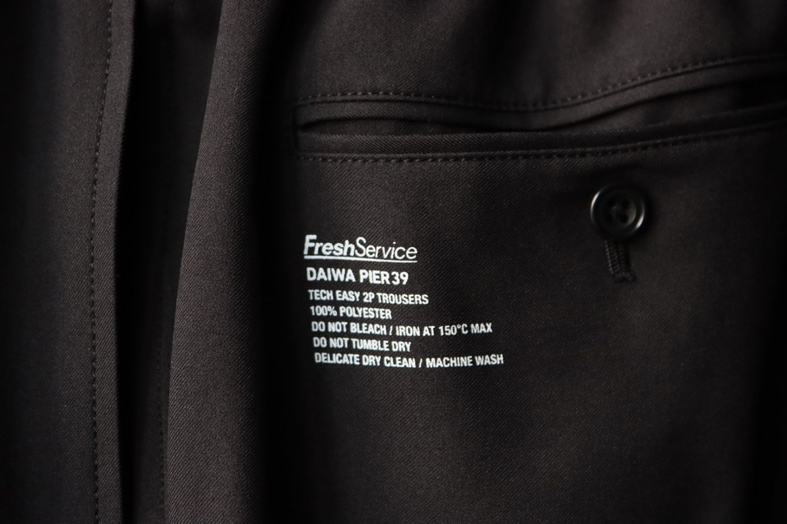 DAIWA PIER39 for FreshService PANTS(BLACK)再入荷しました！