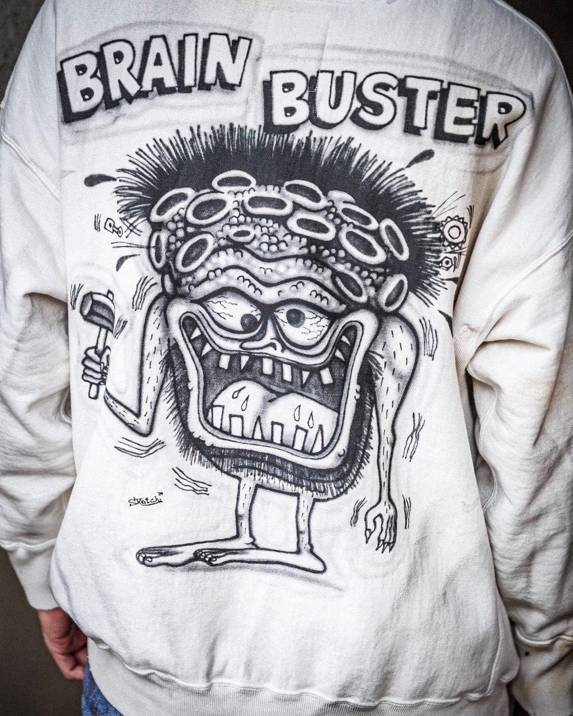 【国内買付】BOWWOW SKETCH PAULIE SWEATSHIRTS スウェット ロゴ 国内買付】BOWWOW SKETCH PAULIE SWEATSHIRTS スウェット ロゴ
