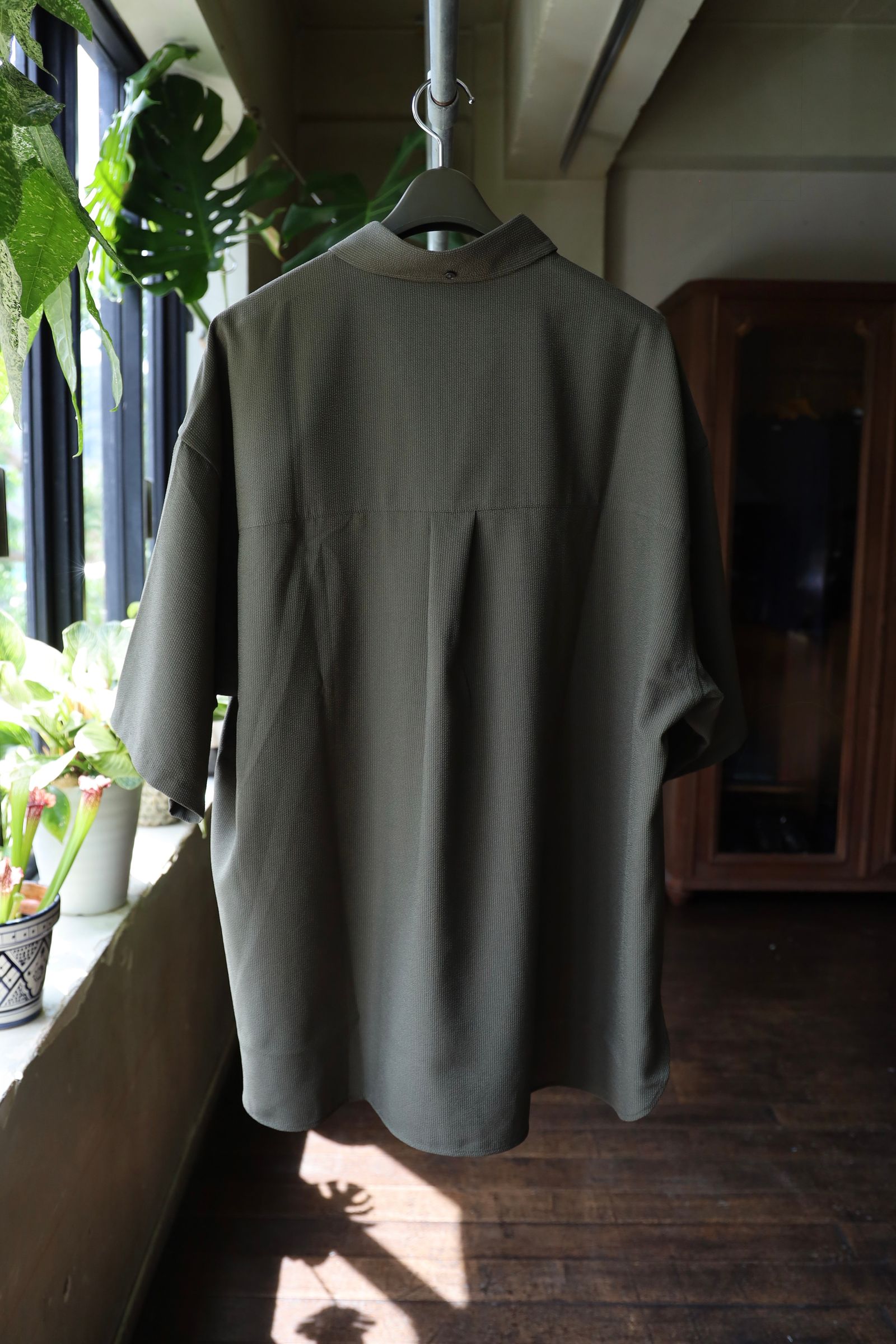 フレッシュサービス SEERSUCKER B.D SHIRT (FSC252-50043)KHAKI