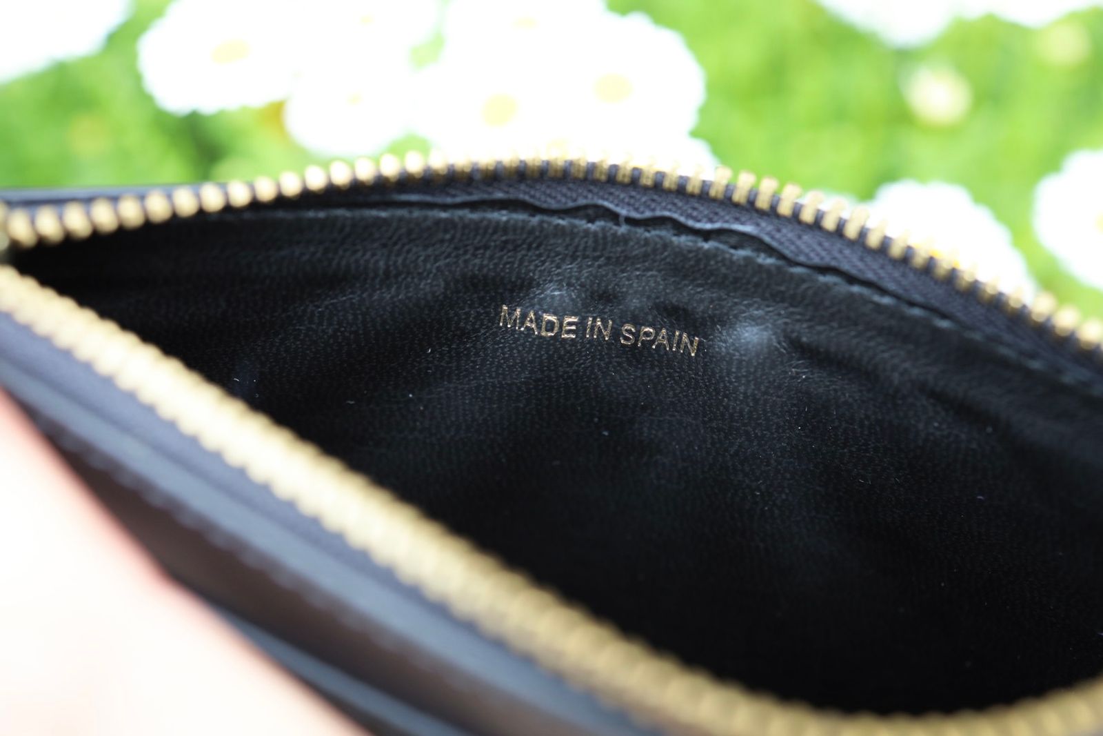 コムデギャルソン 財布Big Bow Zip Pouch(8Z-O810-051)Black