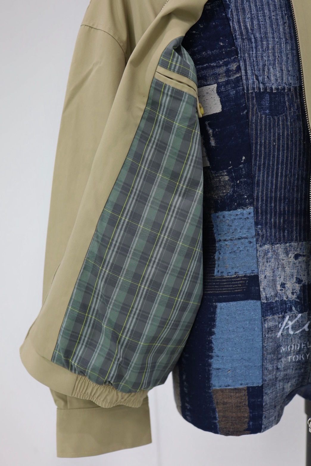 フレッシュサービス MADRAS LINED SWING TOP BLOUSON (FSC261-30294)BEIGE★2月14日(土)発売