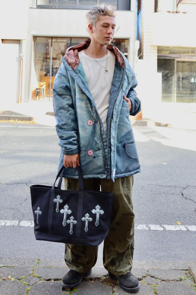 TALKING ABOUT THE ABSTRACTION N3BPRINT PADDET JKT MARKスタイル