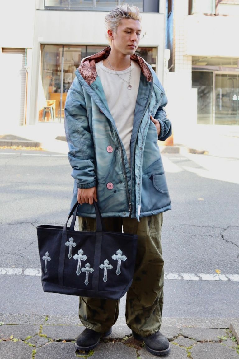 TALKING ABOUT THE ABSTRACTION N3BPRINT PADDET JKT MARKスタイル