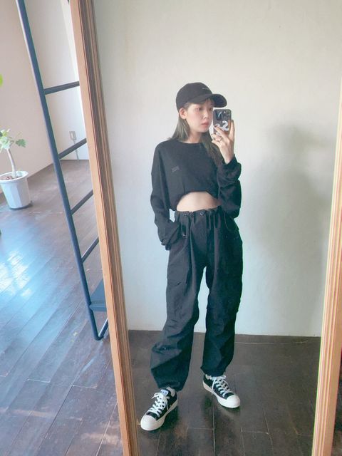 SEDAN ALL-PURPOSE FW23 Big Cargo Pants"Black"スタイル