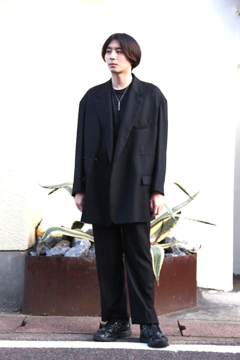 YOKE新作WOOL FLANNEL 11XL JACKET COATスタイル.2020.10.2.