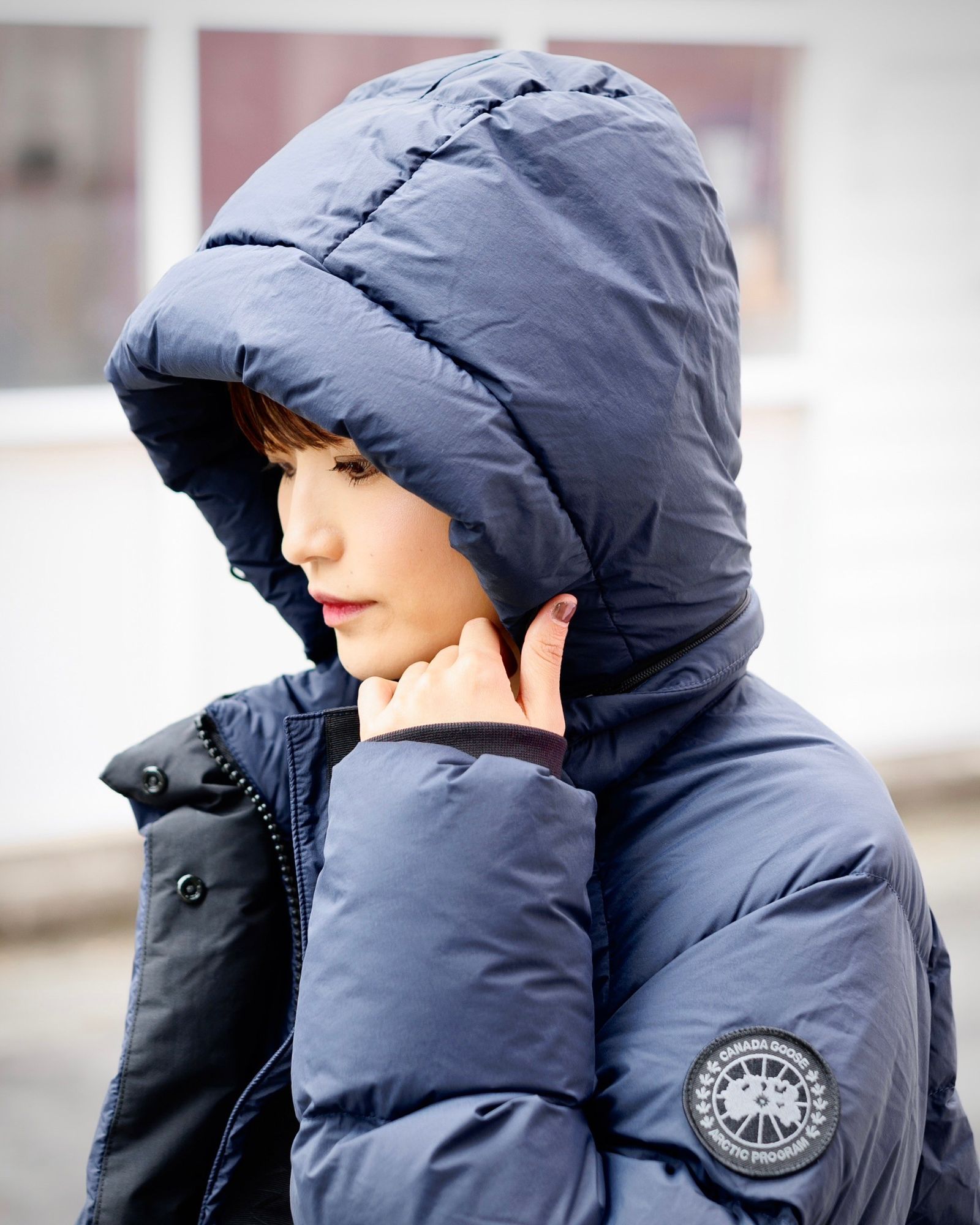 CANADA GOOSE レディース新作Bryden Puffer Black Label style.2024.10.12