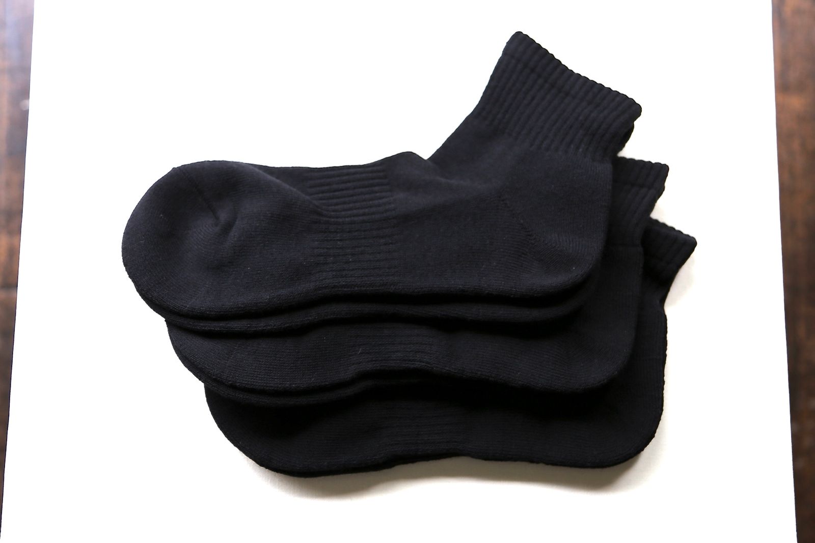 フレッシュサービスソックスORIGINAL 3-PACK SHORT SOCKS(BLACK)☆再入荷！