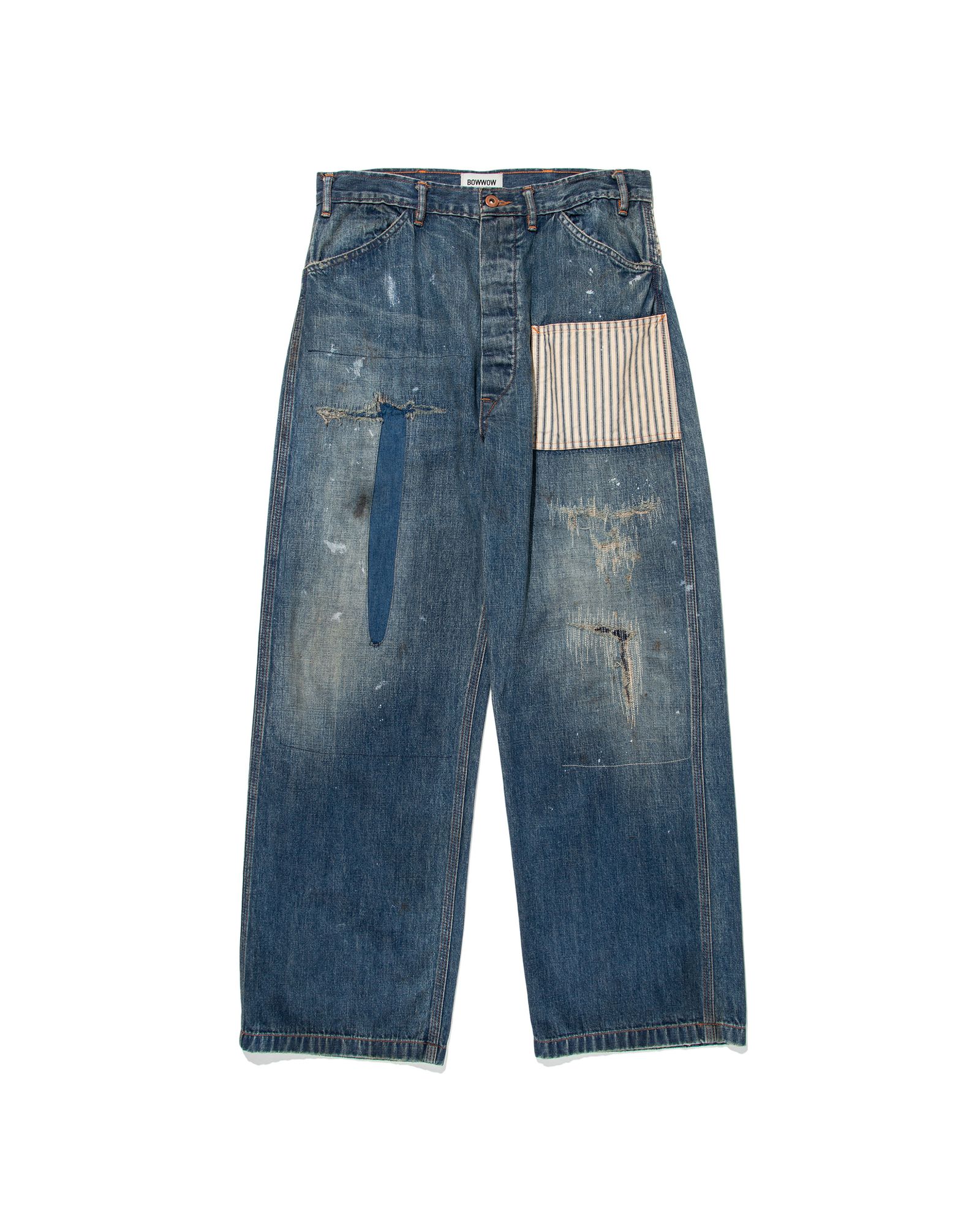 BOW WOW 25FWバウワウ LAPD PRISONER DENIM PANTS AGED(BW252-LPDPA)AGED INDIGO★8月30日(土)11:00発売！