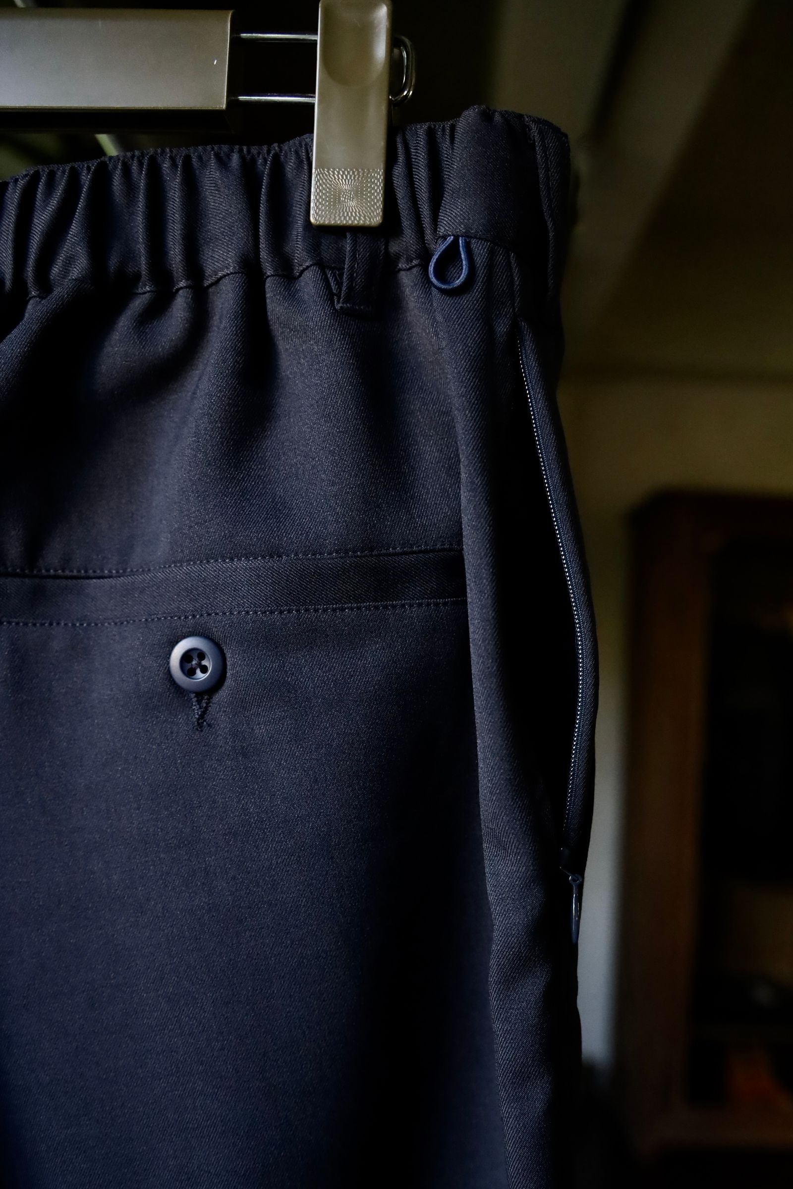 フレッシュサービス WOOLY TWILL TROUSERS(FSC243-40178)NAVY