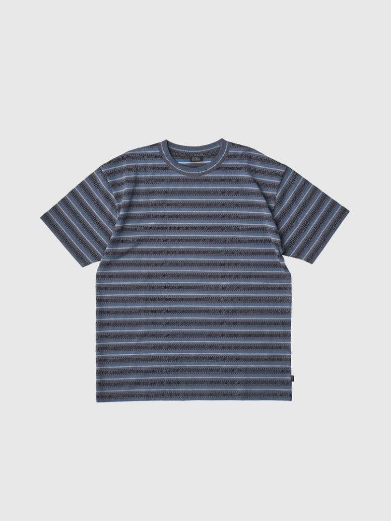 セダンオールパーパス SS25 Jacquard Striped S/S Tee(SD25S-CT08)Charcoal☆5月3日(土)発売！