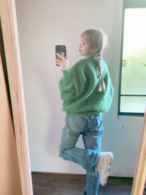 セントマイケル23AW 新作モヘアニット style.2023.10.19