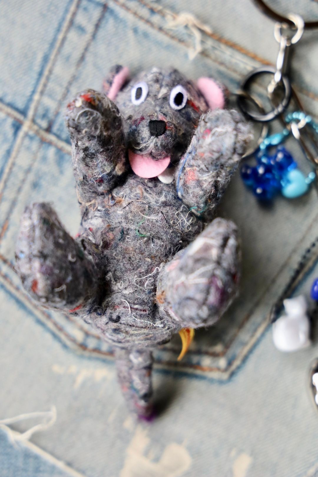 ミュージシャン Doublet KEY CHAIN WITH DOG DOLL / BLU doublet - ダブレット25AW KEY CHAIN WITH DOG DOLL(25AW91AC36