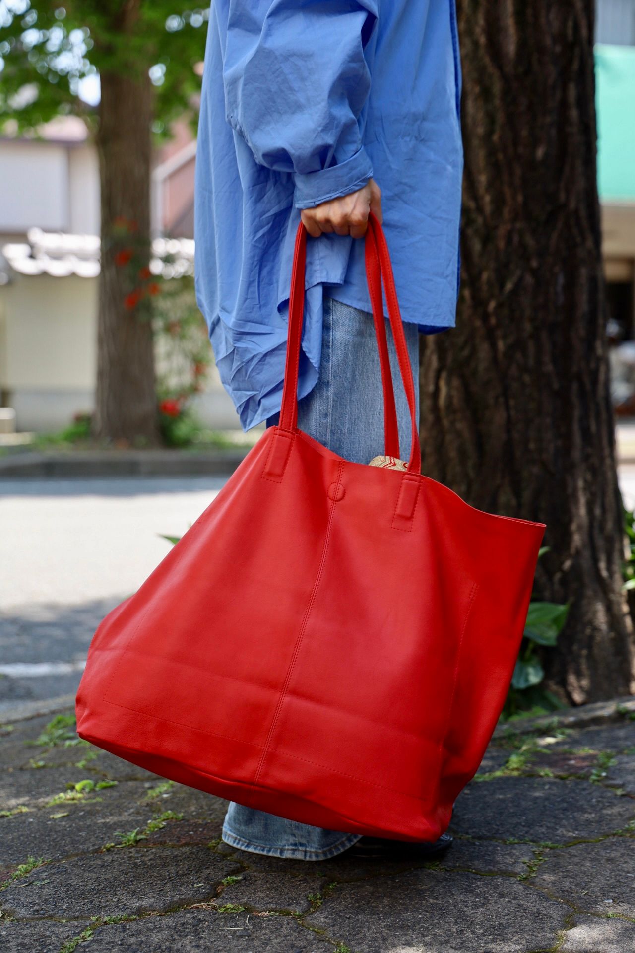 Morphee / BIG TOTE TYPE1（XL Size）Red style. | 4758 | mark