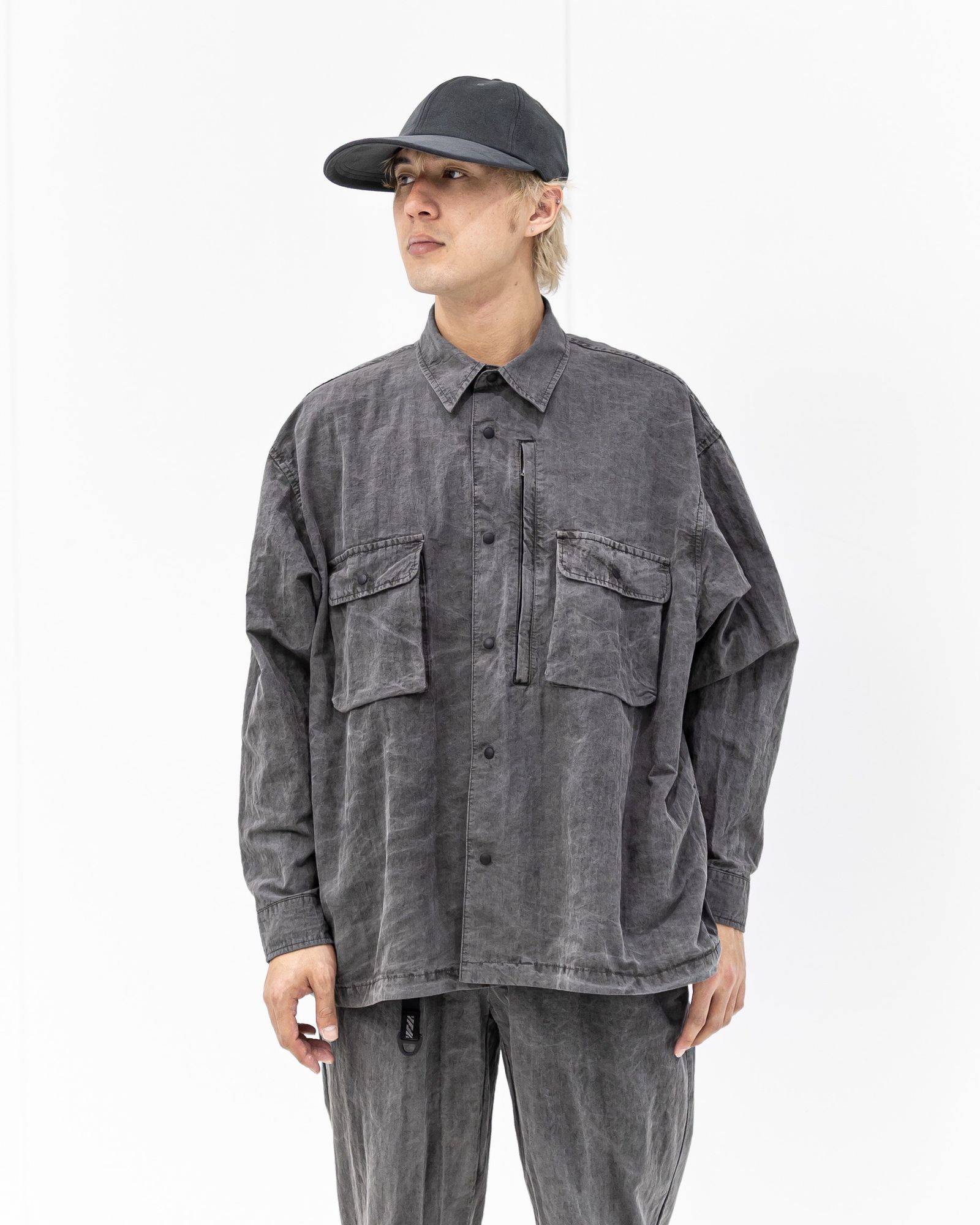 is-ness Pigment-Dyed Long-Sleeve Shirt 新作発売！