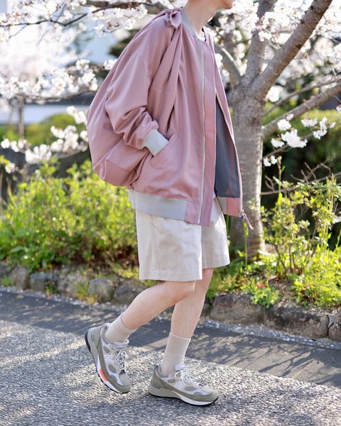 A.PRESSE アプレッセ23SS Two Tuck Chino Shortsスタイル