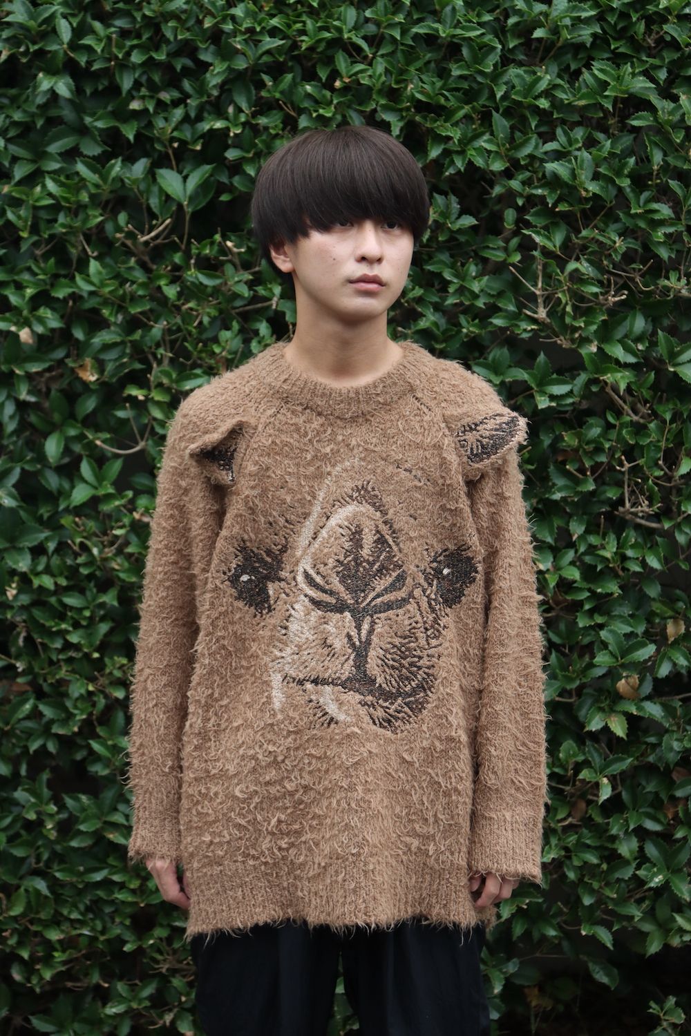 doublet ANIMAL EMBROIDERY PULLOVER(21AW33KN55) style.2021.09.18