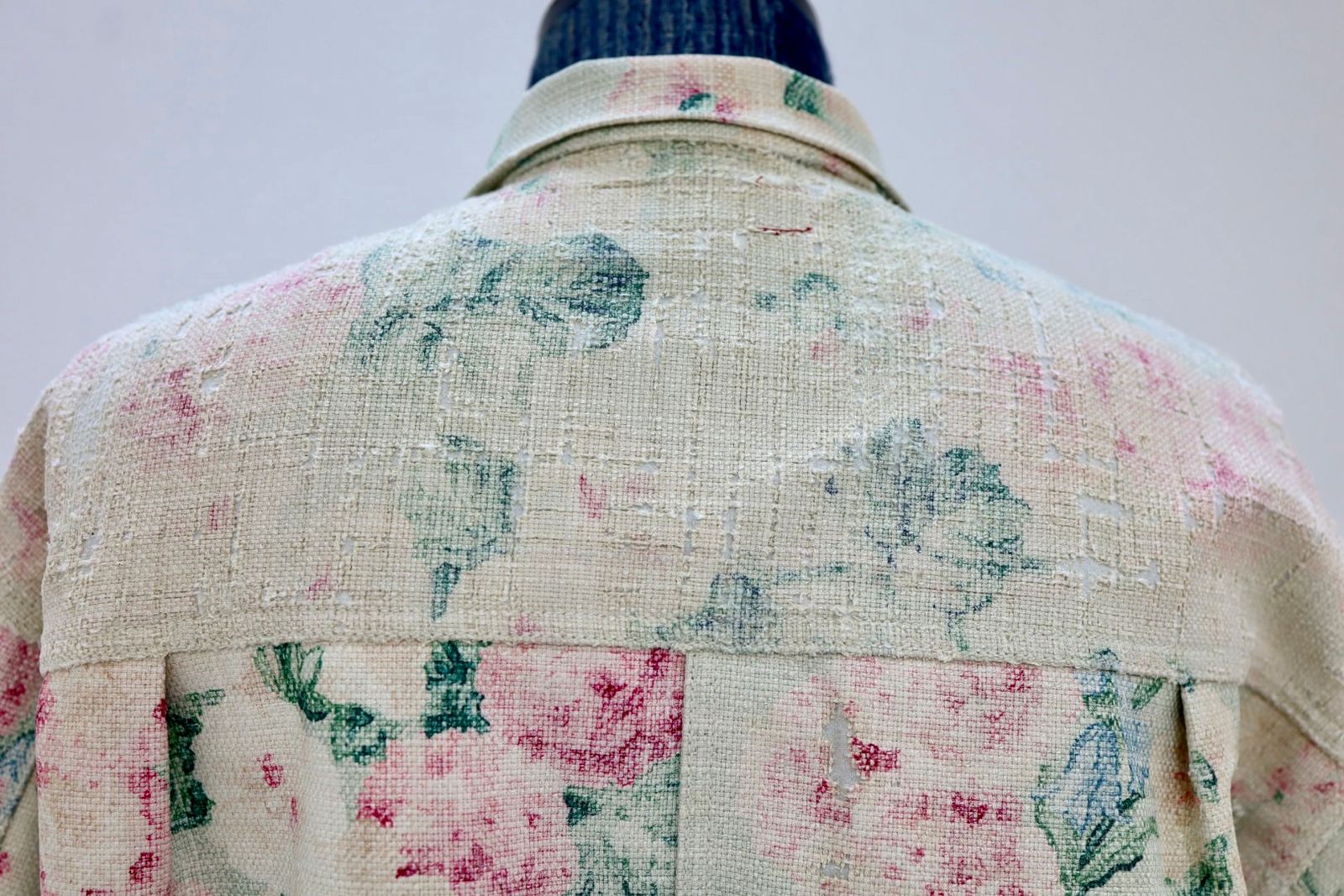 ジュンヤワタナベマン 26SS Levi'sWネーム レーヨンリネン花柄プリント×牛革ジャケット(WQ-J204-051)☆2月6日(金)発売！