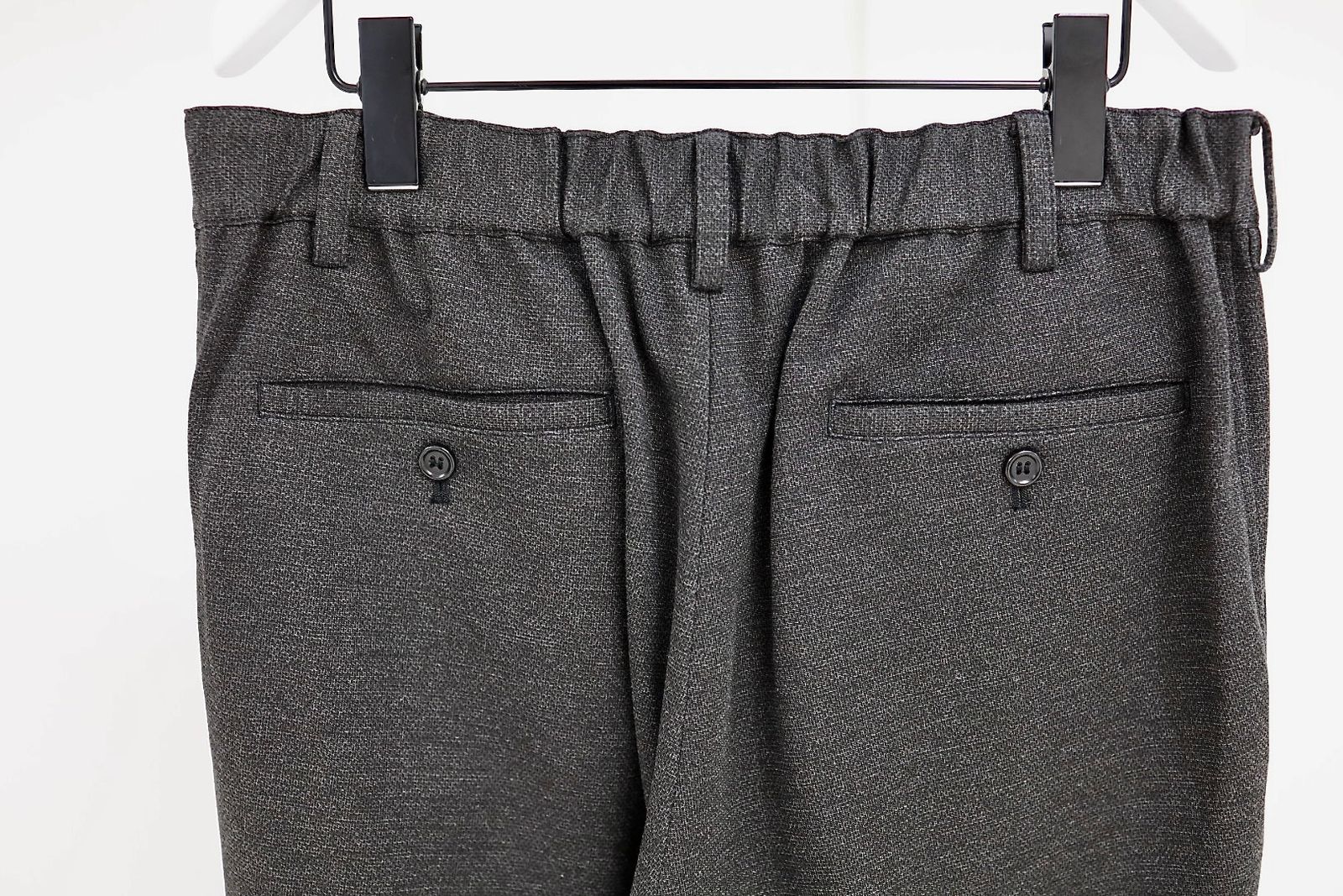 グラフペーパー 25AW SIDOGRAS Melange Ponte Wide Tapered Slacks(GM254-40051)GRAY☆11月29日(土)発売！
