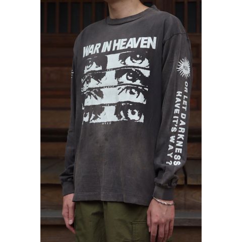 ©SAINT M×××××× LS TEE_EYES W.I.H(SM-A21-0000-024)BLACK style