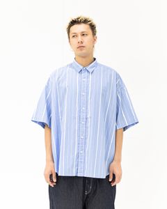S.F.C 26SS エスエフシー COTTON STRIPE SS SHIRT(SFCSS26S09)Sax☆5月9日(土)発売！