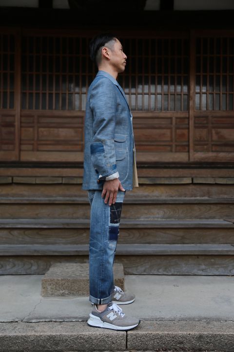JUNYA WATANABE MAN 綿リネンデニムジャケットstyle.2021.2.7.