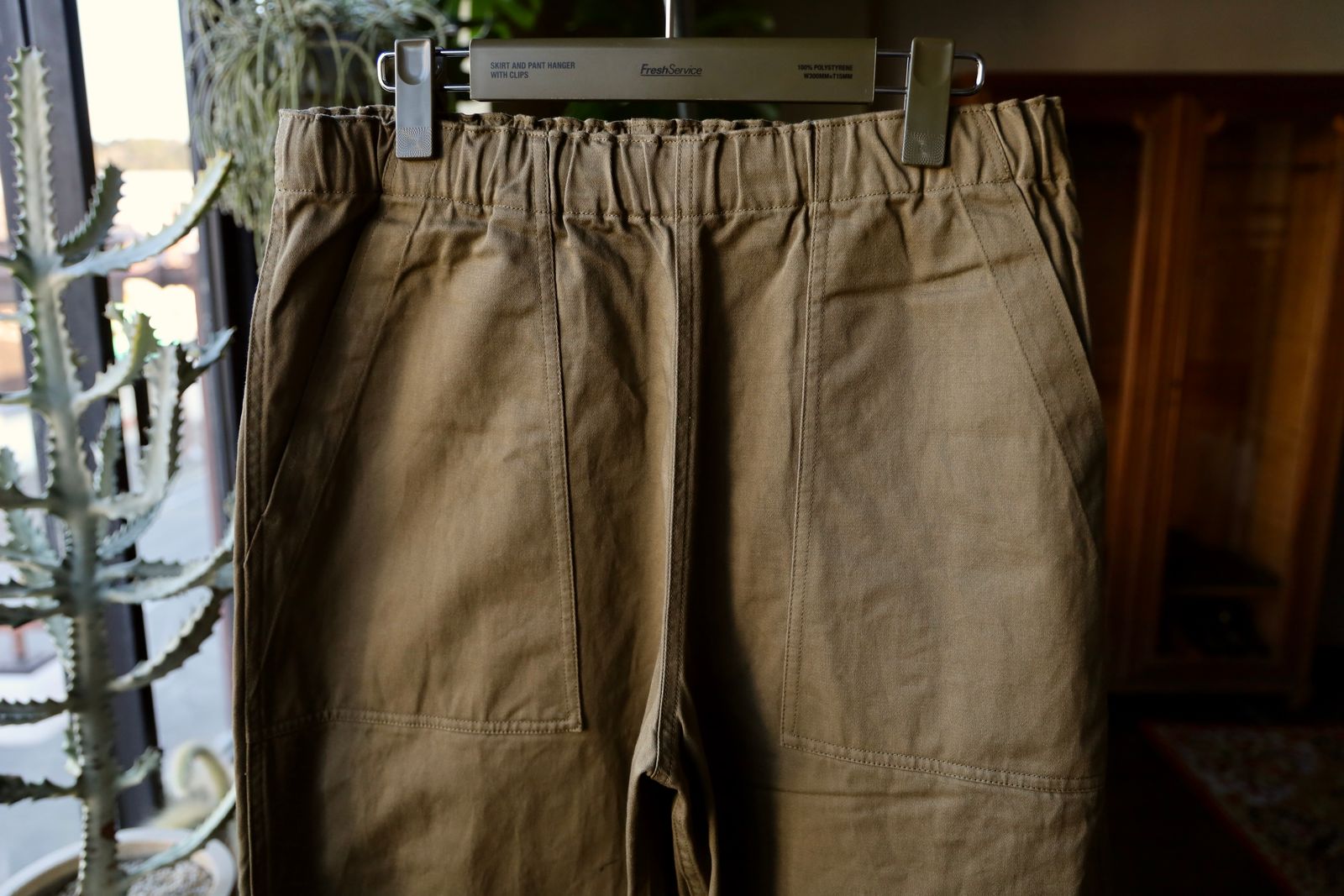 フレッシュサービス UTILITY BAKER PANTS(FSC251-40139)GREEN(TAN)