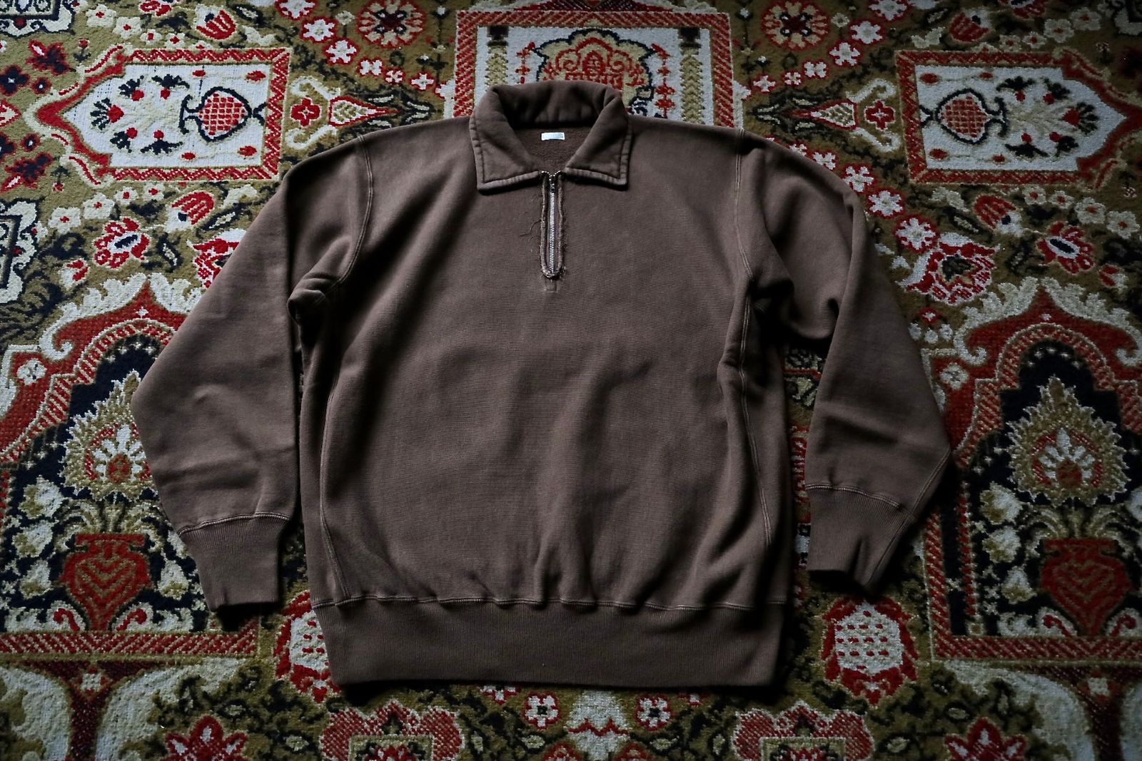アプレッセ 2026 STYLE2 Vintage Half Zip Sweatshirt(26AAP-05-12)BROWN☆9月5日(土)発売！
