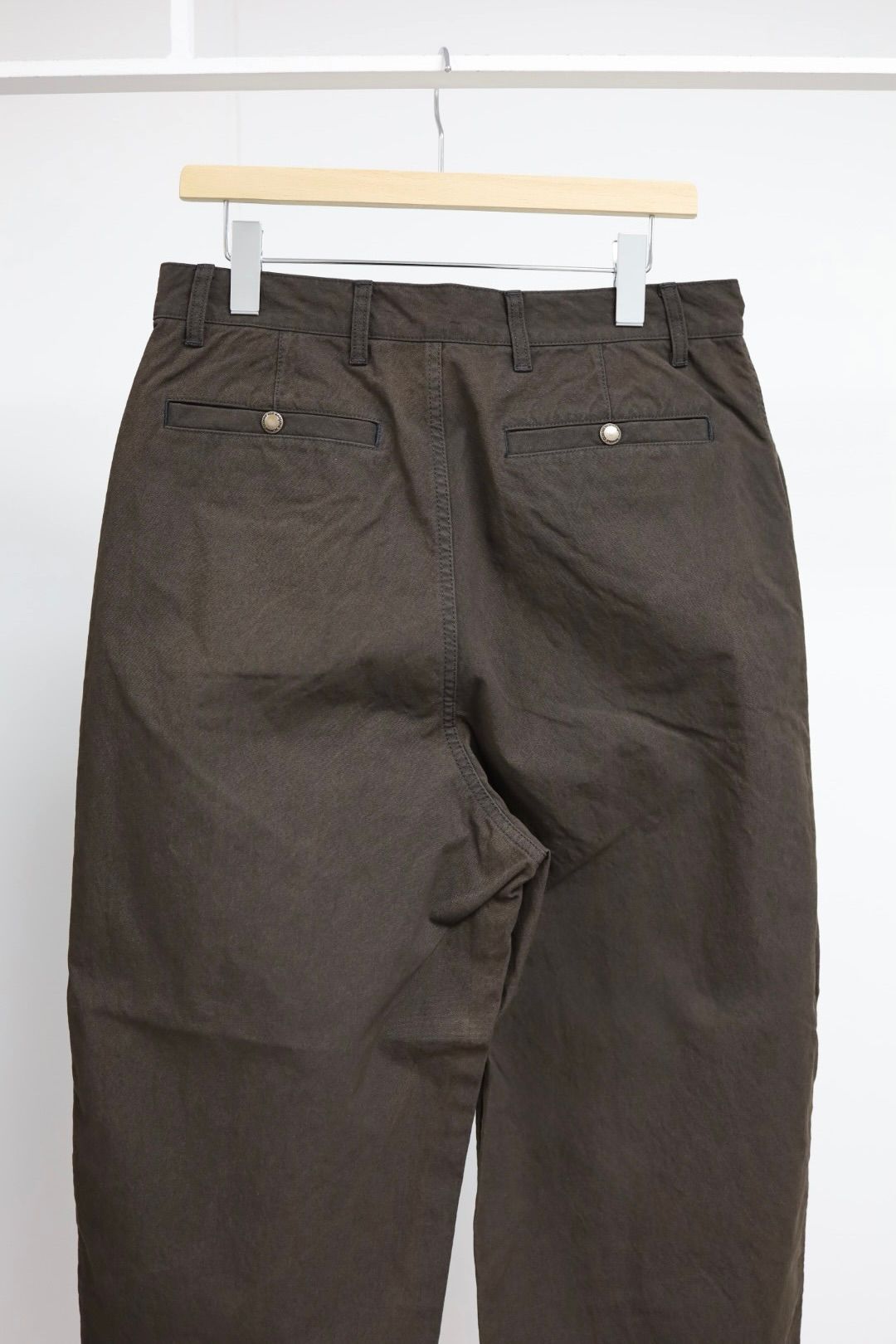 コムデギャルソンオム26SS ナイロンオックス製品染ワークパンツ(HQ-P003-051)BROWN☆2月6日(金)発売！