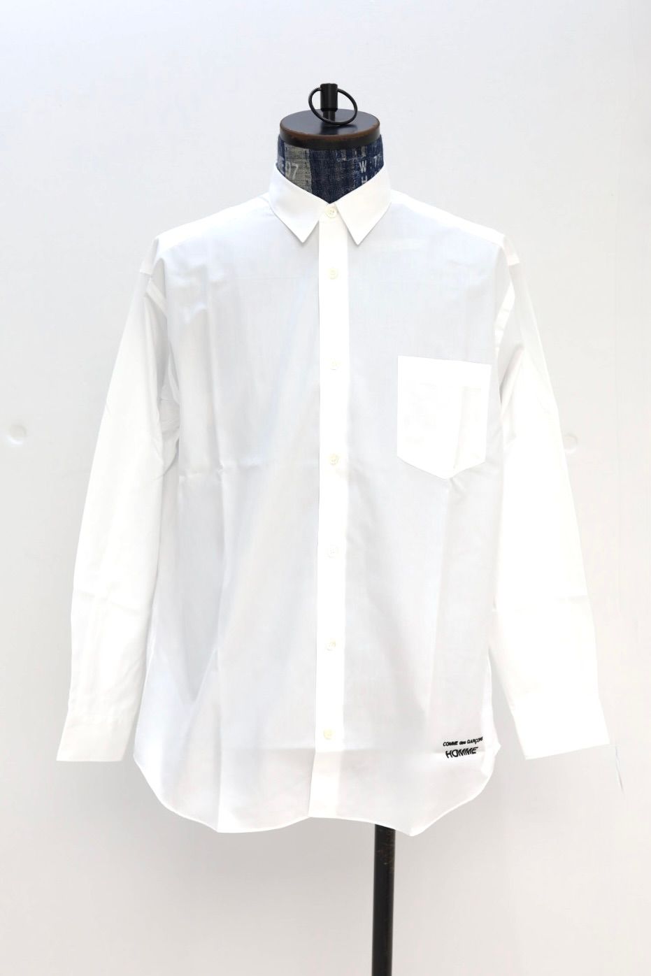 コムデギャルソンオム 綿ブロードL/Sシャツ(HP-B102-051)WHITE☆2月6日(金)発売！