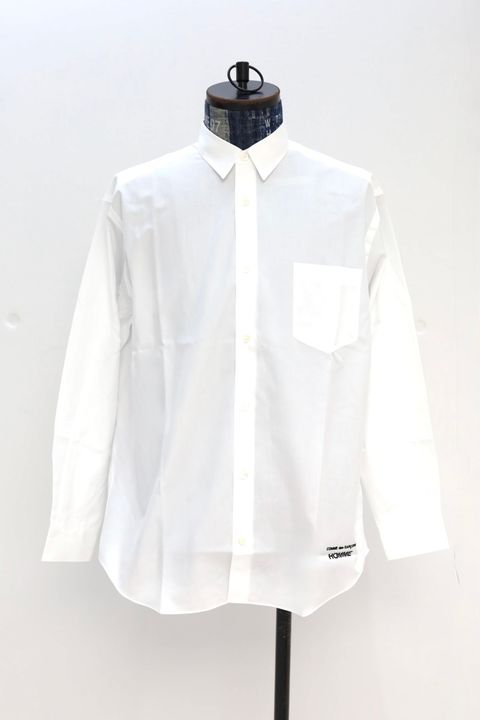 コムデギャルソンオム 綿ブロードL/Sシャツ(HP-B102-051)WHITE☆2月6日(金)発売！