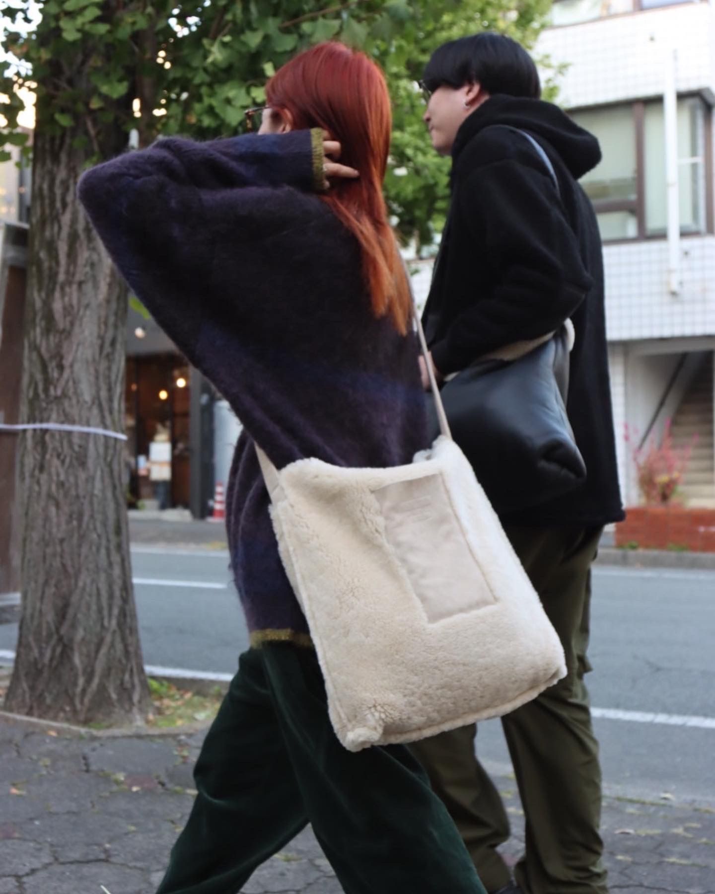 ヨーク22AW REVERSIBLE MOUTON BAG(YK22AW0400A)BEIGE※10月1日(土)発売