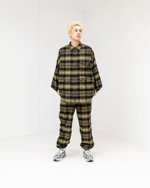 FreshService  FLANNEL CHECK MULTI POCKET SHIRT (BROWN) ☆11月15日新作発売！