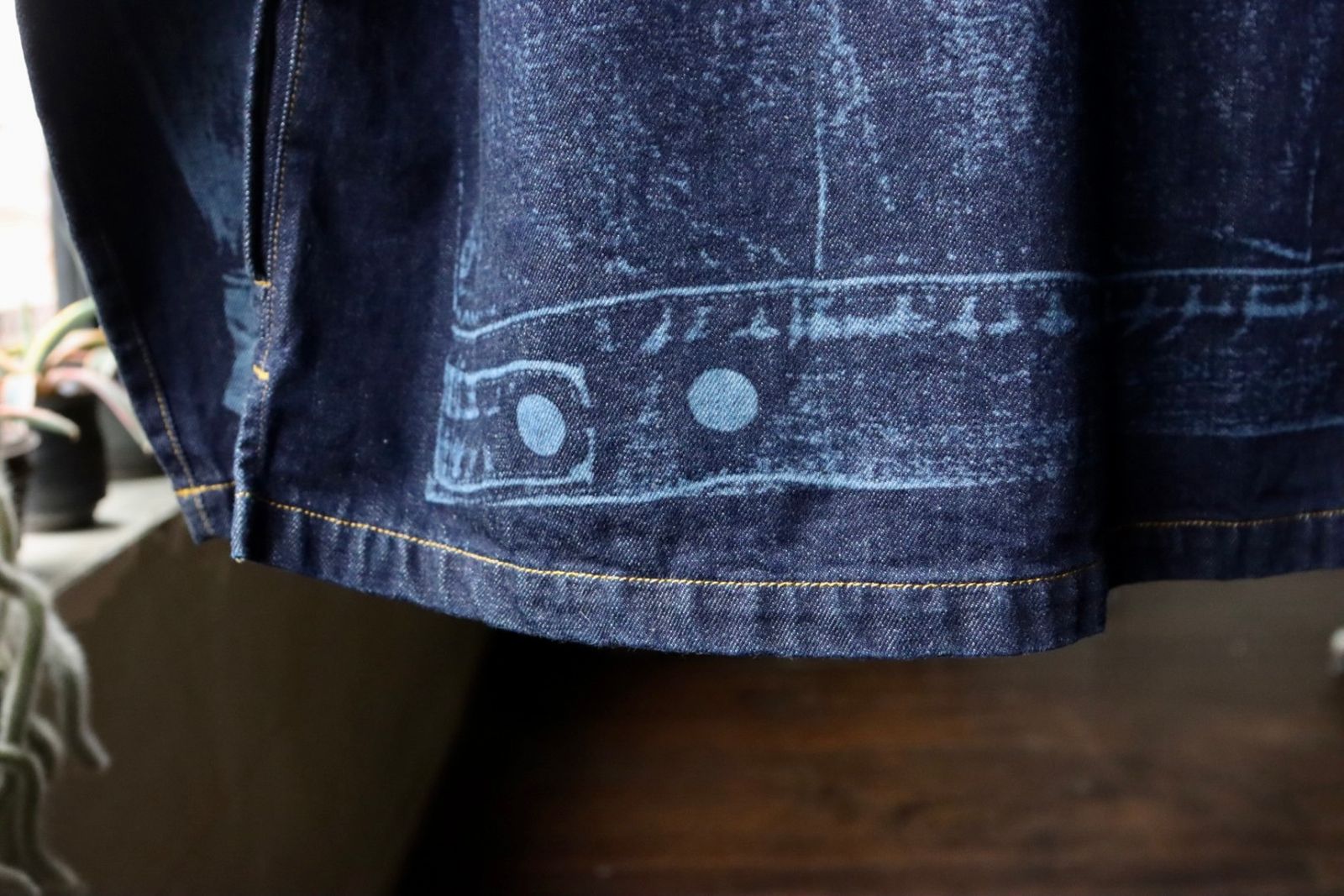ヨーク23SSデニムシャツ LASER PROCESSED DENIM PULLOVER(YK23SS0469SH)INDIGO