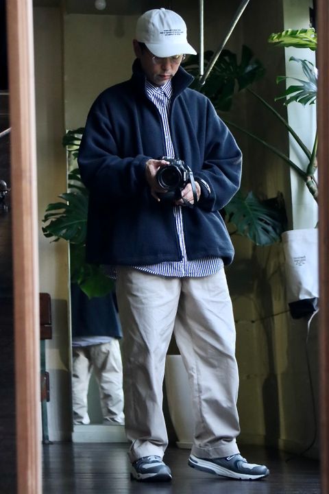 FreshService POLARTEC FLEECE STAND COLLAR BLOUSON"NAVY"スタイル