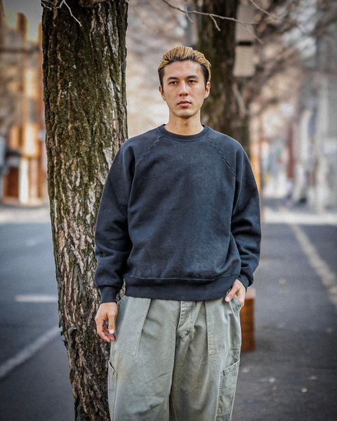 A.PRESSE Vintage Sweatshirt(BLACK) 1月25日(土)新作発売！