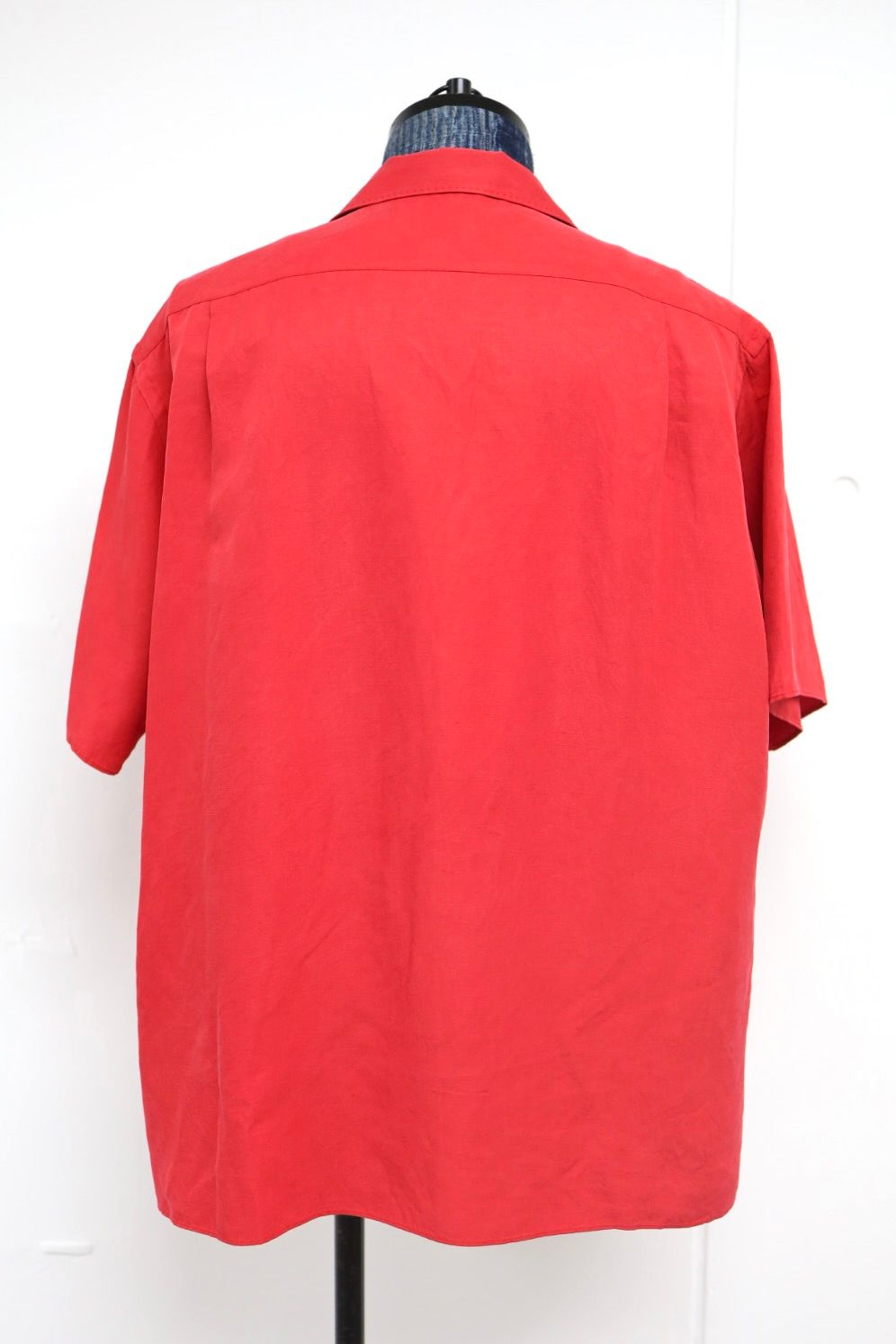 アプレッセ 2026 STYLE1  Vintage Silk Linen S/S Open Collar Shirts(26SAP-02-09)RED☆4月11日(土)発売！