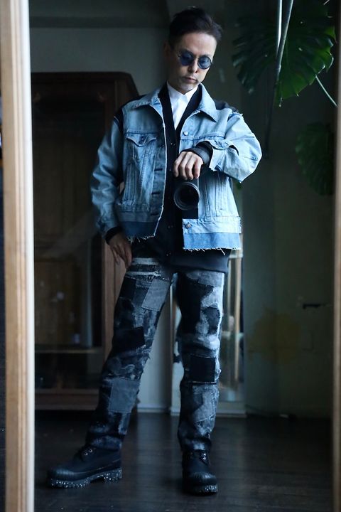JUNYA WATANABE MAN Levi's Wネームデニムジャケットスタイル