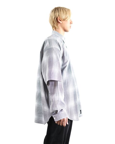 SEDAN ALL-PURPOSE SS24より新作Detachable Shadow Plaid BD Shirt style 2024.3.22