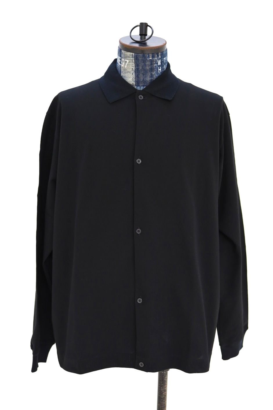 マーカ 26SS シャツカーディガン SHIRT CARDIGAN(M26A14CS01C)BLACK☆新作発売！
