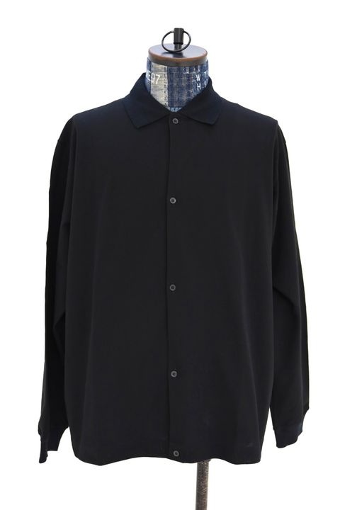 マーカ 26SS シャツカーディガン SHIRT CARDIGAN(M26A14CS01C)BLACK☆新作発売！